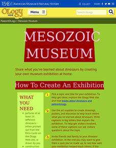 Mesozoic Museum Activity Mesozoic Museum Activity