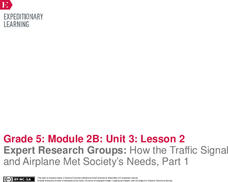 Expert Research Groups: How the Traffic Signal and Airplane Met Society’s Needs, Part 1 Lesson Plan Expert Research Groups: How the Traffic Signal and Airplane Met Society’s Needs, Part 1 Lesson Plan