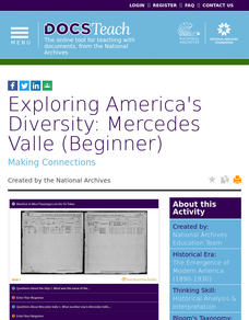 Exploring America's Diversity: Mercedes Valle (Beginner) Interactive Exploring America's Diversity: Mercedes Valle (Beginner) Interactive