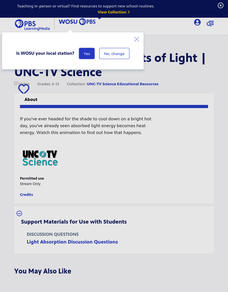Light Absorption: Effects of Light | UNC-TV Science Instructional Video Light Absorption: Effects of Light | UNC-TV Science Instructional Video