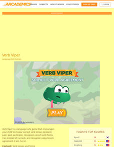 Verb Viper Interactive Verb Viper Interactive