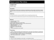 Triangle Town Lesson Plan Triangle Town Lesson Plan
