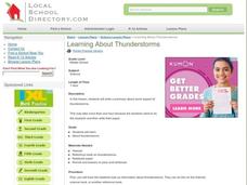 Learning About Thunderstorms Lesson Plan Learning About Thunderstorms Lesson Plan