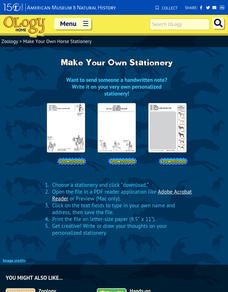 Make Your Own Horse Stationary Activity Make Your Own Horse Stationary Activity