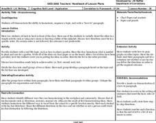 Brainstorming Lesson Plan Brainstorming Lesson Plan