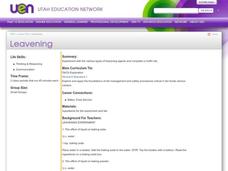 Leavening Lesson Plan Leavening Lesson Plan
