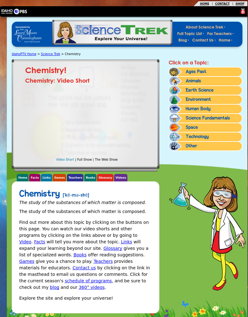 Science Fundamentals: Chemistry! Instructional Video Science Fundamentals: Chemistry! Instructional Video