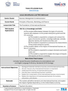 Foundation of International Business Lesson Plan Foundation of International Business Lesson Plan