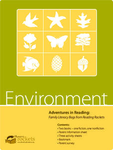 Reading Adventure Pack: Environment Activity Reading Adventure Pack: Environment Activity
