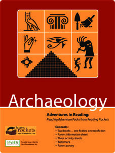 Reading Adventure Pack: Archaeology Activity Reading Adventure Pack: Archaeology Activity