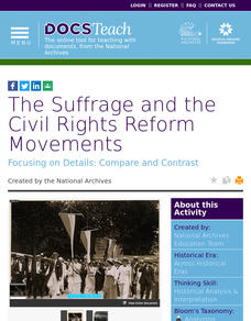 The Suffrage and the Civil Rights Reform Movements Interactive The Suffrage and the Civil Rights Reform Movements Interactive