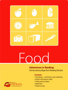 Reading Adventure Pack: Food Activity Reading Adventure Pack: Food Activity
