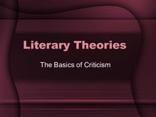 Literary Theories PPT Literary Theories PPT