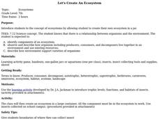 Let's Create An Ecosystem Lesson Plan Let's Create An Ecosystem Lesson Plan