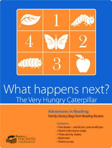 Reading Adventure Pack: What's Next? The Very Hungry Caterpillar Activity Reading Adventure Pack: What's Next? The Very Hungry Caterpillar Activity