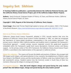 Sikhism Activity Sikhism Activity