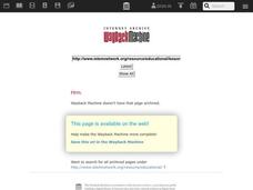 Let's Learn Those Facts Lesson Plan Let's Learn Those Facts Lesson Plan