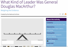 What Kind of Leader Was General Douglas MacArthur? Interactive What Kind of Leader Was General Douglas MacArthur? Interactive
