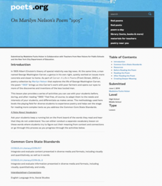 On Marilyn Nelson's Poem “1905” Lesson Plan On Marilyn Nelson's Poem “1905” Lesson Plan