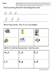 Letter Aa Practice Worksheet Letter Aa Practice Worksheet
