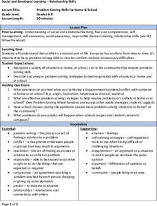Problem Solving Skills for Home and School Lesson Plan Problem Solving Skills for Home and School Lesson Plan