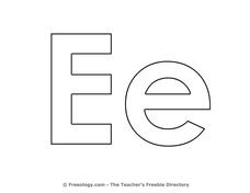 Letter Ee Printables Letter Ee Printables