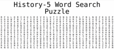History-5 Word Search Worksheet History-5 Word Search Worksheet