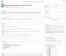 Native American Education - Past, Present, and Future: Assimilation Lesson Plan Native American Education - Past, Present, and Future: Assimilation Lesson Plan