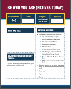 Be Who Your Are Lesson Plan Be Who Your Are Lesson Plan