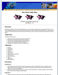 Ciese: The Three Little Pigs Lesson Plan Ciese: The Three Little Pigs Lesson Plan