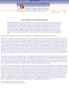 History Matters: Leon Sverdlove on the Taft Hartley Act Primary History Matters: Leon Sverdlove on the Taft Hartley Act Primary