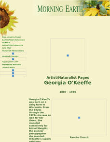 Morning Earth: Georgia O'keeffe Website Morning Earth: Georgia O'keeffe Website