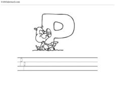 Letter P Worksheet Letter P Worksheet