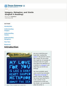 Imagery, Metaphor, and Simile (English II Reading) Interactive Imagery, Metaphor, and Simile (English II Reading) Interactive