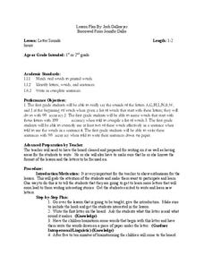 Letter Sounds Lesson Plan Letter Sounds Lesson Plan