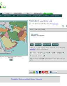 Lizard Point: Middle East: Countries Quiz Assessment Lizard Point: Middle East: Countries Quiz Assessment