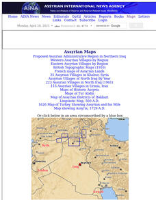 Aina: A Brief History of Assyrians: Geography Graphic Aina: A Brief History of Assyrians: Geography Graphic