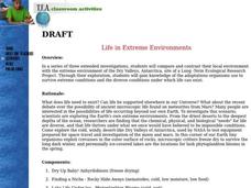 Life in Extreme Environments Lesson Plan Life in Extreme Environments Lesson Plan