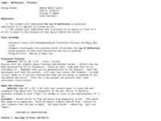 Light - Reflection - Illusion Lesson Plan Light - Reflection - Illusion Lesson Plan