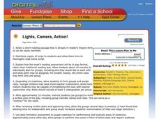 Lights, Camera, Action! Lesson Plan Lights, Camera, Action! Lesson Plan