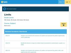 Limits Lesson Plan Limits Lesson Plan
