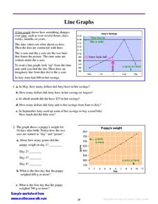 Line Graphs Worksheet Line Graphs Worksheet