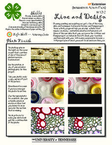 Line and Design Worksheet Line and Design Worksheet