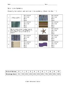 Line Symmetry Worksheet Line Symmetry Worksheet