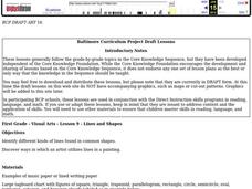 Lines and Shapes Lesson Plan Lines and Shapes Lesson Plan
