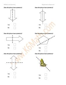 Lines of Symmetry Worksheet Lines of Symmetry Worksheet