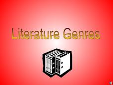 Literature Genres PPT Literature Genres PPT