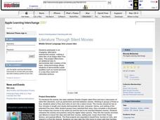 Literature Through Silent Movies Lesson Plan Literature Through Silent Movies Lesson Plan