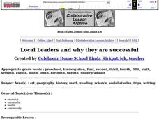 Local Leaders and Why They Are Successful Lesson Plan Local Leaders and Why They Are Successful Lesson Plan