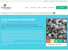 Love Letters to the World Lesson Plan Love Letters to the World Lesson Plan